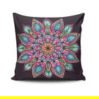 Perna decorativa, MANDALA-14, 43x43 cm, 50% Bumbac / 50% Poliester, Multicolor