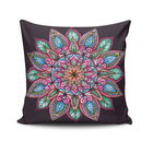 Perna decorativa, MANDALA-14, 43x43 cm, 50% Bumbac / 50% Poliester, Multicolor