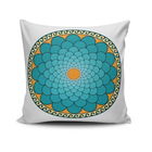 Perna decorativa, MANDALA-16, 43x43 cm, 50% Bumbac / 50% Poliester, Multicolor