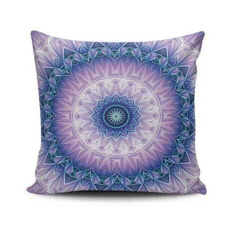 Perna decorativa, MANDALA-35, 43x43 cm, 50% Bumbac / 50% Poliester, Multicolor
