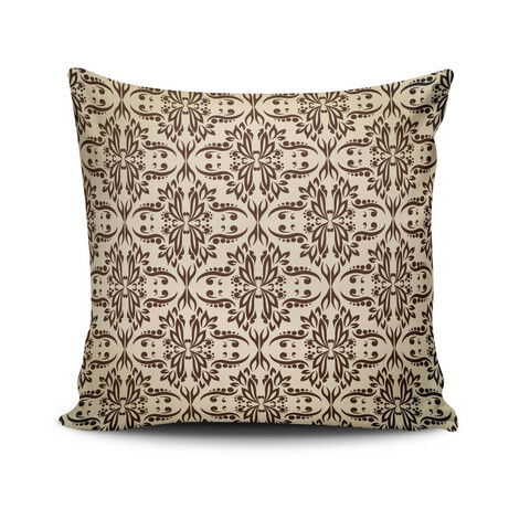 Perna decorativa, NKRLNT-121, 43x43 cm, 50% Bumbac / 50% Poliester, Multicolor