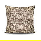 Perna decorativa, NKRLNT-121, 43x43 cm, 50% Bumbac / 50% Poliester, Multicolor