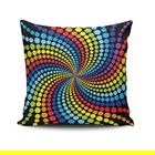 Perna decorativa, NKRLNT-124, 43x43 cm, 50% Bumbac / 50% Poliester, Multicolor