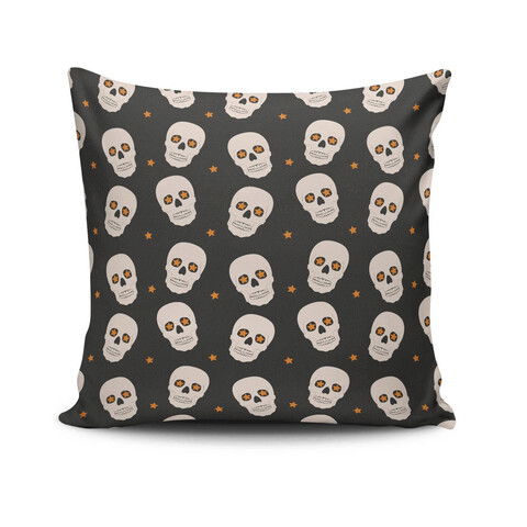Perna decorativa, NKRLNT-185, 43x43 cm, 50% Bumbac / 50% Poliester, Multicolor