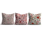 Set 3 perne decorative, HMI-KIR-95, 50% Bumbac / 50% Poliester, Multicolor