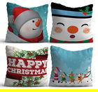 Set 4 perne decorative, NYXMAS13, 50% Bumbac / 50% Poliester, Multicolor