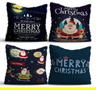 Set 4 perne decorative, NYXMAS02, 50% Bumbac / 50% Poliester, Multicolor