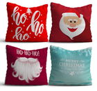 Set 4 perne decorative, NYXMAS20, 50% Bumbac / 50% Poliester, Multicolor