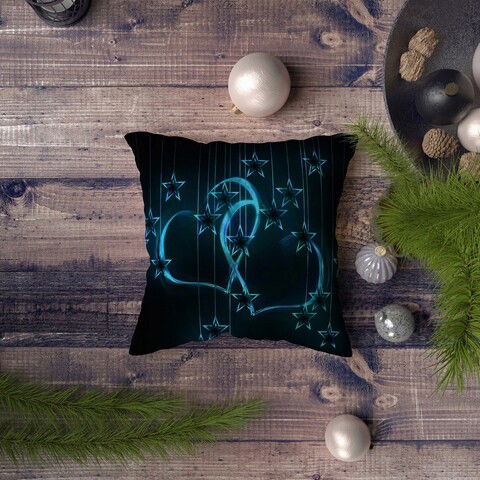 Husa de perna, NYXMAS027, 43x43 cm, 50% Bumbac / 50% Poliester, Multicolor