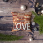 Husa de perna, NYXMAS038, 43x43 cm, 50% Bumbac / 50% Poliester, Multicolor