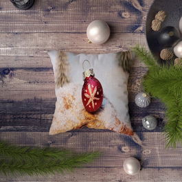 Husa de perna, NYXMAS039, 43x43 cm, 50% Bumbac / 50% Poliester, Multicolor