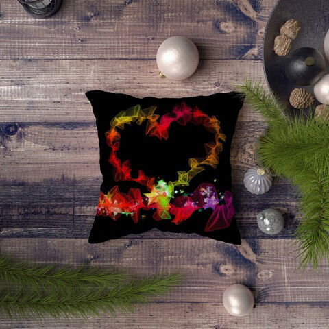 Husa de perna, NYXMAS042, 43x43 cm, 50% Bumbac / 50% Poliester, Multicolor