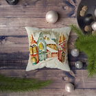 Husa de perna, NYXMAS069, 43x43 cm, 50% Bumbac / 50% Poliester, Multicolor