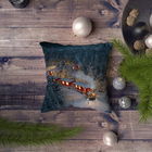 Husa de perna, NYXMAS086, 43x43 cm, 50% Bumbac / 50% Poliester, Multicolor