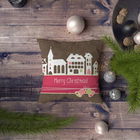 Husa de perna, NYXMAS099, 43x43 cm, 50% Bumbac / 50% Poliester, Multicolor