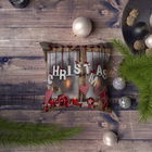 Husa de perna, NYXMAS109, 43x43 cm, 50% Bumbac / 50% Poliester, Multicolor