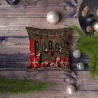 Husa de perna, NYXMAS111, 43x43 cm, 50% Bumbac / 50% Poliester, Multicolor