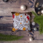 Husa de perna, NYXMAS114, 43x43 cm, 50% Bumbac / 50% Poliester, Multicolor