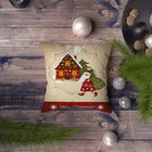Husa de perna, NYXMAS118, 43x43 cm, 50% Bumbac / 50% Poliester, Multicolor