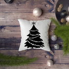 Husa de perna, NYXMAS134, 43x43 cm, 50% Bumbac / 50% Poliester, Multicolor