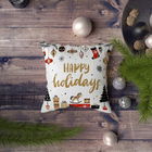 Husa de perna, NYXMAS145, 43x43 cm, 50% Bumbac / 50% Poliester, Multicolor