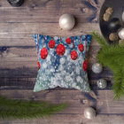 Perna decorativa, NYXMAS026, 43x43 cm, 50% Bumbac / 50% Poliester, Multicolor