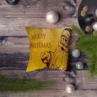 Perna decorativa, NYXMAS025, 43x43 cm, 50% Bumbac / 50% Poliester, Multicolor