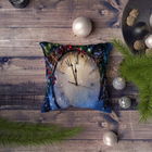 Perna decorativa, NYXMAS067, 43x43 cm, 50% Bumbac / 50% Poliester, Multicolor