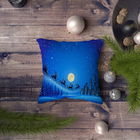 Perna decorativa, NYXMAS071, 43x43 cm, 50% Bumbac / 50% Poliester, Multicolor
