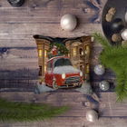 Perna decorativa, NYXMAS076, 43x43 cm, 50% Bumbac / 50% Poliester, Multicolor