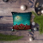 Perna decorativa, NYXMAS083, 43x43 cm, 50% Bumbac / 50% Poliester, Multicolor