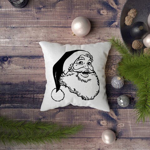 Perna decorativa, NYXMAS129, 43x43 cm, 50% Bumbac / 50% Poliester, Multicolor