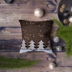 Perna decorativa, NYXMAS143, 43x43 cm, 50% Bumbac / 50% Poliester, Multicolor