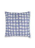 Perna decorativa, YST0385, 45x45 cm, Poliester, Alb/Mov