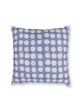 Perna decorativa, YST0385, 45x45 cm, Poliester, Alb/Mov