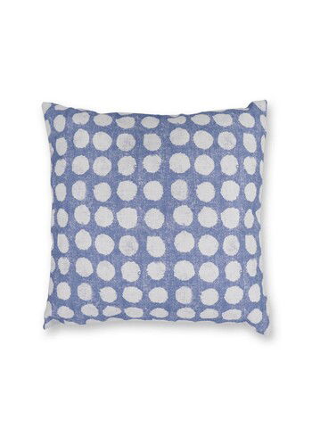 Perna decorativa, YST0385, 45x45 cm, Poliester, Alb/Mov