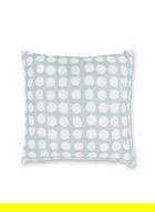 Perna decorativa, YST0386, 45x45 cm, Poliester, Alb / Albastru deschis