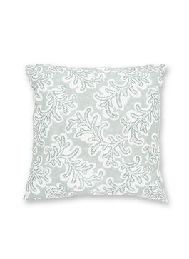 Perna decorativa, YST0392, 45x45 cm, Poliester, Gri/Alb