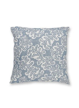 Perna decorativa, YST0391, 45x45 cm, Poliester, Albastru alb