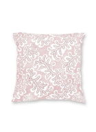 Perna decorativa, YST0402, 45x45 cm, Poliester, Alb / Roz