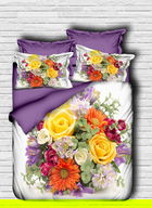 Lenjerie de pat dubla King (EU) (ES), 3 piese, 105, Pearl Home, Bumbac