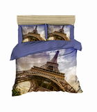 Lenjerie de pat dubla King (EU) (ES), 3 piese, 150, Pearl Home, Bumbac