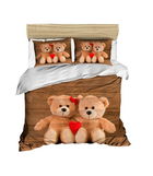 Lenjerie de pat dubla King (EU) (ES), 3 piese, 203, Pearl Home, Bumbac