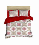 Lenjerie de pat dubla King (EU) (ES), 3 piese, 442, Pearl Home, Bumbac