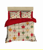Lenjerie de pat dubla King (EU) (ES), 3 piese, 454, Pearl Home, Bumbac