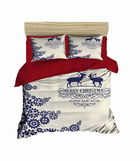 Lenjerie de pat dubla King (EU) (ES), 3 piese, 463, Pearl Home, Bumbac