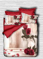Lenjerie de pat dubla King (IT), 3 piese, 119, Pearl Home, Bumbac