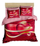 Lenjerie de pat dubla King (IT), 3 piese, 153, Pearl Home, Bumbac