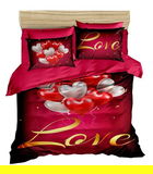 Lenjerie de pat dubla King (IT), 3 piese, 156, Pearl Home, Bumbac