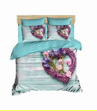Lenjerie de pat dubla King (IT), 3 piese, 189, Pearl Home, Bumbac